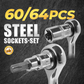 🔧 60% DE RÉDUCTION ! ⚙️ Jeu de Douilles en Acier CR-V - 32 Pièces avec Cliquet, Compatible avec la Plupart des Écrous et Boulons 🛠️📦