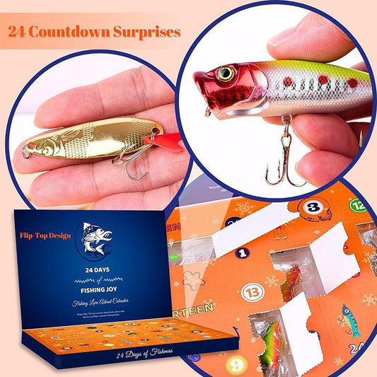 🎣 60% DE RÉDUCTION ! ✨ Ensemble de Leurres de Pêche Réalistes - 24 Leurres Robustes avec Boîte de Rangement, Idéal pour Débutants et Experts 🐟📦