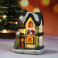 🎄 50% DE RÉDUCTION ! ✨ Miniature Maison de Noël LED - Décoration de Table Lumineuse avec Effet Neige, Ambiance Féerique pour les Fêtes 🏠📦