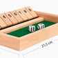🎲 DERNIER JOUR : 60% DE RÉDUCTION ! 🔥 Jeu de Société « Shut The Box » – Classique, Amusant & Parfait pour les Soirées en Famille ou entre Amis 👨‍👩‍👧‍👦✨📦
