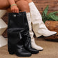 👢 60% DE RÉDUCTION ! 👠 Bottes montantes à talon épais – Confortable, Style tendance & Tige ajustable ✨