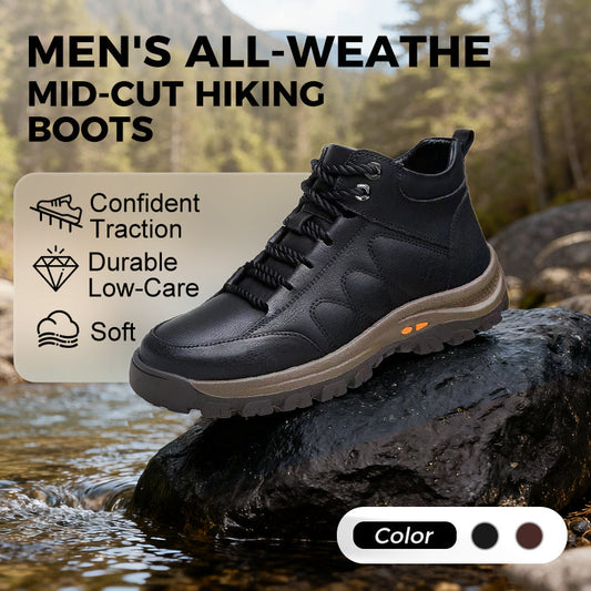 👞 60% DE RÉDUCTION ! 🏔️ Bottines Randonnée Hommes Mi-Hautes - Imperméables et Respirantes, Semelle Antidérapante pour Sentiers et Ville 🌧️📦
