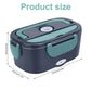 🍱 60% DE RÉDUCTION ! 🔌 Ensemble Portable 2-en-1 pour Boîte à Lunch – Double Tension, 7 Pièces & Chauffage/Réfrigération Rapide ⚡