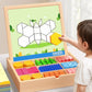 🧩 60% DE RÉDUCTION! ✨ PUZZLE MAGNÉTIQUE BOIS - 120 Pièces aux Couleurs Vives, Jeu Éducatif pour Développer la Créativité des Enfants 🎨👧
