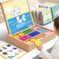 🧩 60% DE RÉDUCTION! ✨ PUZZLE MAGNÉTIQUE BOIS - 120 Pièces aux Couleurs Vives, Jeu Éducatif pour Développer la Créativité des Enfants 🎨👧