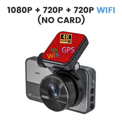 📹 60% DE RÉDUCTION ! ✨ Caméra Voiture 4K Double Objectif - Vision Nocturne et Enregistrement Haute Définition avec Connexion WiFi pour Surveillance Continue 🚗🔒