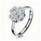 🍀 50% DE RÉDUCTION ! 💍 Bague Rotative en Forme de Trèfle – Ouverte & Réglable, Design Unique & Port Chanceux ✨