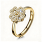 🍀 50% DE RÉDUCTION ! 💍 Bague Rotative en Forme de Trèfle – Ouverte & Réglable, Design Unique & Port Chanceux ✨