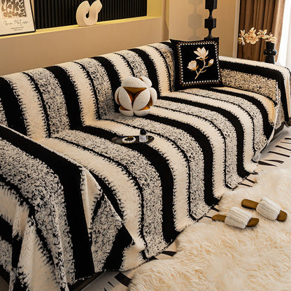 🛋️ 60% DE RÉDUCTION! ✨ Housse de Canapé en Peluche Douce - Protection Antidérapante avec Élastiques pour un Confort et un Style Maximum 🏠🌟