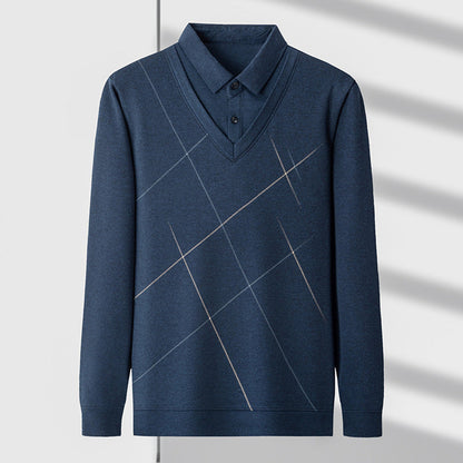 👕 69% DE RÉDUCTION ! ✨ Haut Décontracté Moderne à Superpositions pour Homme - Coupe Minimaliste en Coton Bio pour Tenue Quotidienne 🚀🎯