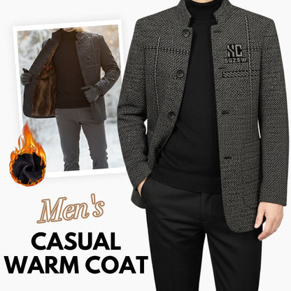 🧥 60% DE RÉDUCTION MAINTENANT ! ❄️ Manteau Chaud Décontracté pour Homme – Tissu Doublé Polaire, Coupe Moderne & Protection contre le Vent 🔥