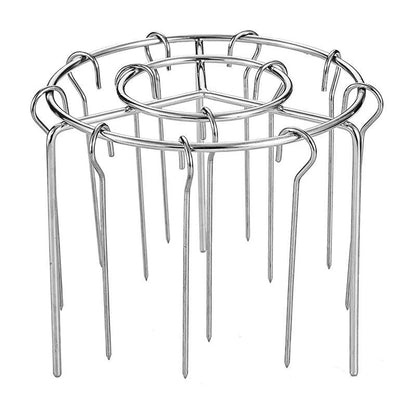 🍟 50% DE RÉDUCTION 🔥 Grilles de cuisson inox 316 pour friteuse à air – Multi-niveaux, antiadhésives & faciles à nettoyer – Compatibles avec la plupart des modèles ✨🍗