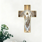 ✝️ 50% DE RÉDUCTION! ✨ Décoration Murale Rétro Croix de Jésus - Design Vintage en Bois avec Symbole de Foi pour un Style Spirituel et Élégant 🕊️