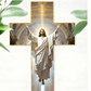 ✝️ 50% DE RÉDUCTION! ✨ Décoration Murale Rétro Croix de Jésus - Design Vintage en Bois avec Symbole de Foi pour un Style Spirituel et Élégant 🕊️