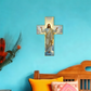 ✝️ 50% DE RÉDUCTION! ✨ Décoration Murale Rétro Croix de Jésus - Design Vintage en Bois avec Symbole de Foi pour un Style Spirituel et Élégant 🕊️