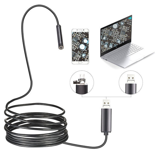 🔍 50% DE RÉDUCTION ! 🔥 Caméra Endoscopique USB Étanche 3-en-1 avec LED – Inspection Visuelle, Pour Endroits Difficiles d'Accès & Photos/Vidéos 📱