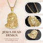 ✝️ 50% DE RÉDUCTION! ✨ Collier pendentif tête de Jésus – Élégant & intemporel ✨