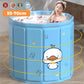 🛁 60% DE RÉDUCTION MAINTENANT ! 🦁 Baignoire Portable Pliable pour Enfant – Motifs Animaux, Coussin Moelleux & PVC Ultra-Résistant ⚡