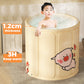 🛁 60% DE RÉDUCTION MAINTENANT ! 🦁 Baignoire Portable Pliable pour Enfant – Motifs Animaux, Coussin Moelleux & PVC Ultra-Résistant ⚡