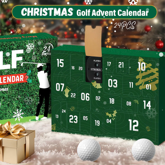 ⛳ 50% DE RÉDUCTION MAINTENANT ! 🎄 Calendrier de l'Avent Golf - 24 Cadeaux Surprises, Améliorez Votre Jeu avec Style et Qualité ✨