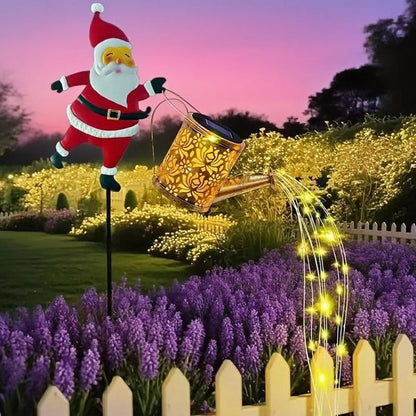 🎅 50% DE RÉDUCTION! ☀️ Lumière solaire Père Noël – Décoration festive & résistante – Idéale pour le jardin 🎄