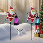 🎅 50% DE RÉDUCTION! ☀️ Lumière solaire Père Noël – Décoration festive & résistante – Idéale pour le jardin 🎄