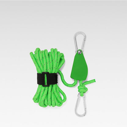 🪢 50% DE RÉDUCTION MAINTENANT ! 🌳 Corde de Camping Portable & Réglable – Légère, Résistante & Parfaite pour Randonnée, Sécurité et Survie en Plein Air ⛺📦