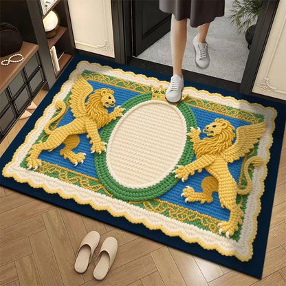 🛋️ 50% DE RÉDUCTION! ✨ Tapis de Sol 3D Style Fleur - Absorbant et Antidérapant avec Design Moderne pour Salon et Chambre 🌸🏠