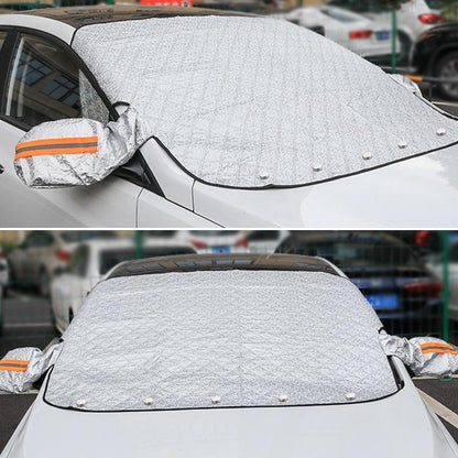 🚗 ACHETEZ 1 OFFREZ 1! ✨ Couverture Magnétique Contre la Neige pour Pare-brise - Isolation Thermique 4 Couches avec Installation Rapide pour Protection Antigel ❄️🔗