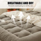 🛏️ 60% DE RÉDUCTION! ❄️ Surmatelas Épais et Chaud – Ergonomique, respirant & anti-glisse – Confort et chaleur pour des nuits paisibles ✨