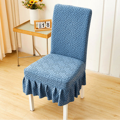 ⏳ 50% DE RÉDUCTION! 💺 HOUSSE DE CHAISE JACQUARD - Style Bohème avec Coussin Intégré, Protection Anti-Usure et Antidérapante pour Salon et Salle à Manger 🌸🛋️