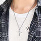✝️ 50% DE RÉDUCTION ✨ Collier croix – Fini argenté, délicat & intemporel – Parfait pour un look spirituel ou élégant au quotidien – léger, discret et lumineux 💫🕊️💛