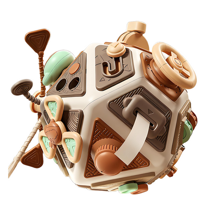 🧩 50% DE RÉDUCTION! ✨ CUBE SENSORIEL 22-EN-1 - 15 Panneaux d'Activités Interchangeables, Développe la Motricité et l'Éveil des Sens, Enfant 1-3 Ans 🎨👶