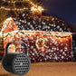 🎄 50% DE RÉDUCTION! ❄️ Projecteur Noël USB – 16 motifs magiques & festif ✨