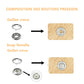 🧵 50% DE RÉDUCTION! 🔘 Kit Boutons-Pression DIY – 100 jeux multicolores, pince incluse & boîte de rangement – Parfait pour couture, réparation & créations ✨