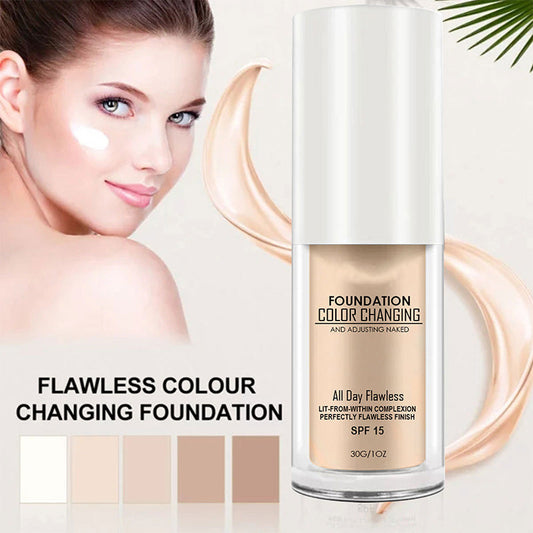 💄 ACHETEZ 2, OBTENEZ 1 GRATUIT! ✨ Fond de Teint Impeccable qui Change de Couleur – S'adapte à Votre Teint, Finition Naturelle & Effet Imperfection Zéro 💁‍♀️