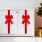 🎀 ACHETEZ 2 OBТENEZ 3! ✨ Grand Nœud en Ruban pour Porte de Placard de Noël - Adhésif à Dos avec Finition Pailletée pour Décoration Festive 🎄✨