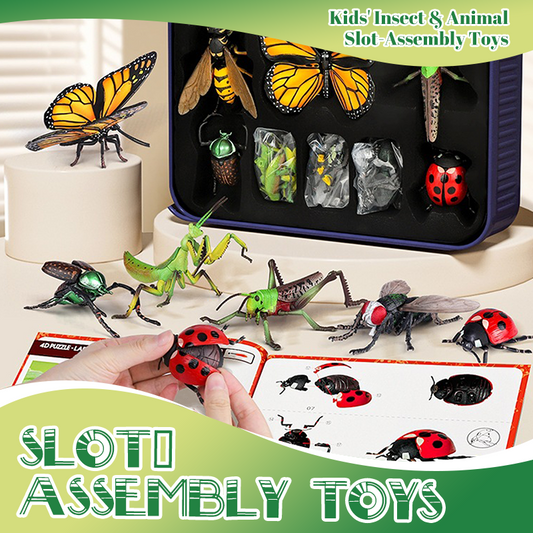 🐞 50% DE RÉDUCTION MAINTENANT ! 🔥 Modèles d’Insectes et Animaux 1:1 - Assemblage Éducatif & 3 Niveaux de Difficulté, Livraison Gratuite Incluse ! 🚚✨