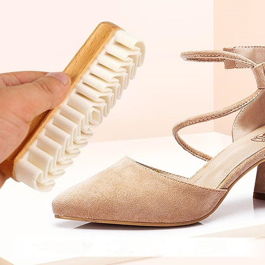 👞 ACHETEZ 2, OFFERT 1 ! 🧽 Brosse de Nettoyage en Caoutchouc pour Chaussures en Daim – Ravive la Matière, Nettoie en Douceur & Réutilisable ✨