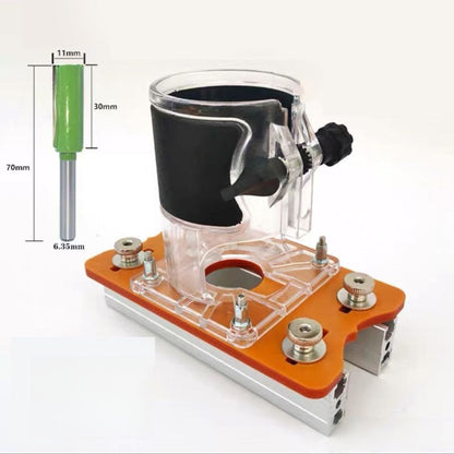 🛠️ 60% DE RÉDUCTION! ✨ BASE COMPACTE 2-EN-1 - Pour Rainurage et Fraisage du Bois, Guidage Laser Intégré et Réglage de Précision Millimétrique 🔧📐