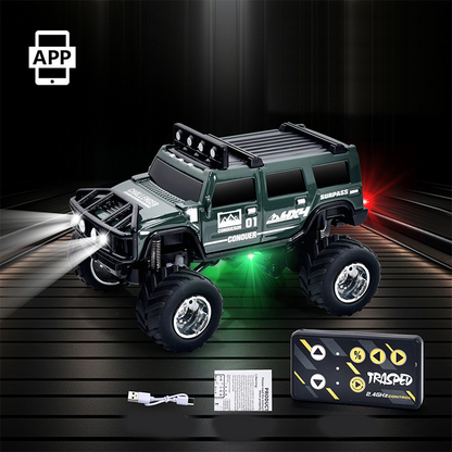 🚙 60% DE RÉDUCTION! ✨ MINI CAMION TOUT-TERRAIN RC - Double Moteur & Éclairage LED, Carrosserie en Alliage Résistant, Parfait pour Enfants 8-12 Ans - Livraison Rapide Incluse 🏁🎁