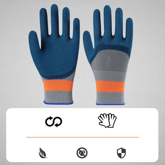 🧤 50% DE RÉDUCTION! 💪 Gants de travail caoutchouc – 12 paires, résistants & durables – Idéaux pour chantier & jardin 🌿