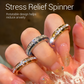 💍 50% DE RÉDUCTION ! ✨ Bague Rotative en Acier Titane avec Zircone – Design Anti-Stress, Confortable au Quotidien & Élégance Intemporelle 🌙