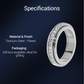 💍 50% DE RÉDUCTION ! ✨ Bague Rotative en Acier Titane avec Zircone – Design Anti-Stress, Confortable au Quotidien & Élégance Intemporelle 🌙