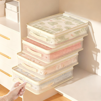 🎗️ 50% DE RÉDUCTION ! ✨ Sacs de Rangement Transparents – Anti-Poussière, Vue Claire pour Vêtements & Literie 👗📦