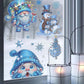 🎄 50% DE RÉDUCTION ! ✨ Décorations Fenêtre Noël – Stickers Scintillants, Adhésif Réutilisable & Effet Miroir Magique ❄️