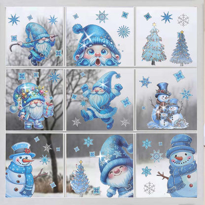 🎄 50% DE RÉDUCTION ! ✨ Décorations Fenêtre Noël – Stickers Scintillants, Adhésif Réutilisable & Effet Miroir Magique ❄️