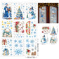 🎄 50% DE RÉDUCTION ! ✨ Décorations Fenêtre Noël – Stickers Scintillants, Adhésif Réutilisable & Effet Miroir Magique ❄️