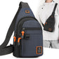 🎒 50% DE RÉDUCTION ✨ Sac à bandoulière multi-poches résistant à l’eau – Léger 0.18kg, sangle réglable – Prise casque, idéal pour le voyage ou le quotidien – pratique et étanche 🌧️✨