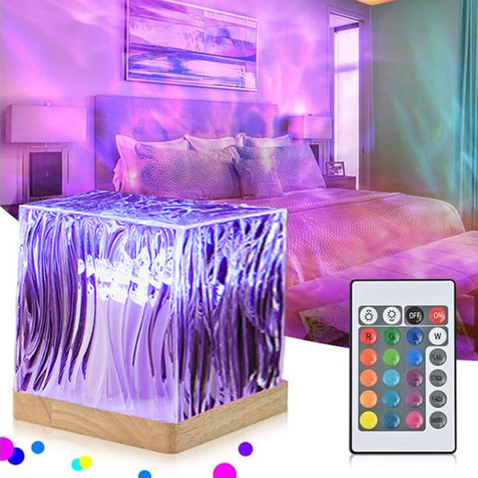 ✨ 60% DE RÉDUCTION + 2 ACHETÉS = LIVRAISON GRATUITE ! 🌊 Éclairage LED à Ondulations Aquatiques – Effet Dynamique, Télécommande & Parfait pour Décoration Murale Chambre/Salon 💡📦